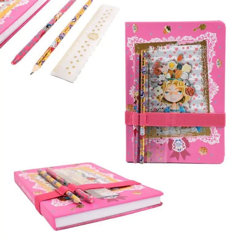 Ritas Wonderland anteckningsbok med tillbehör